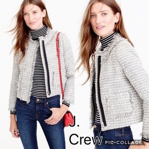 🚫SOLD🚫J. Crew lady jacket metallic tweed 0P